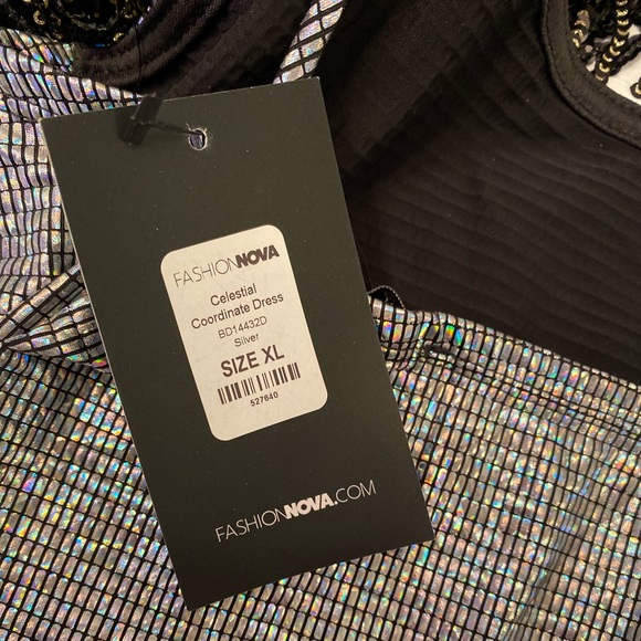 Fashion Nova sparkle dress with tags - Picture 2 of 3